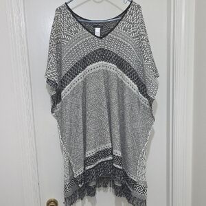 Maurices Monochrome Knit Poncho